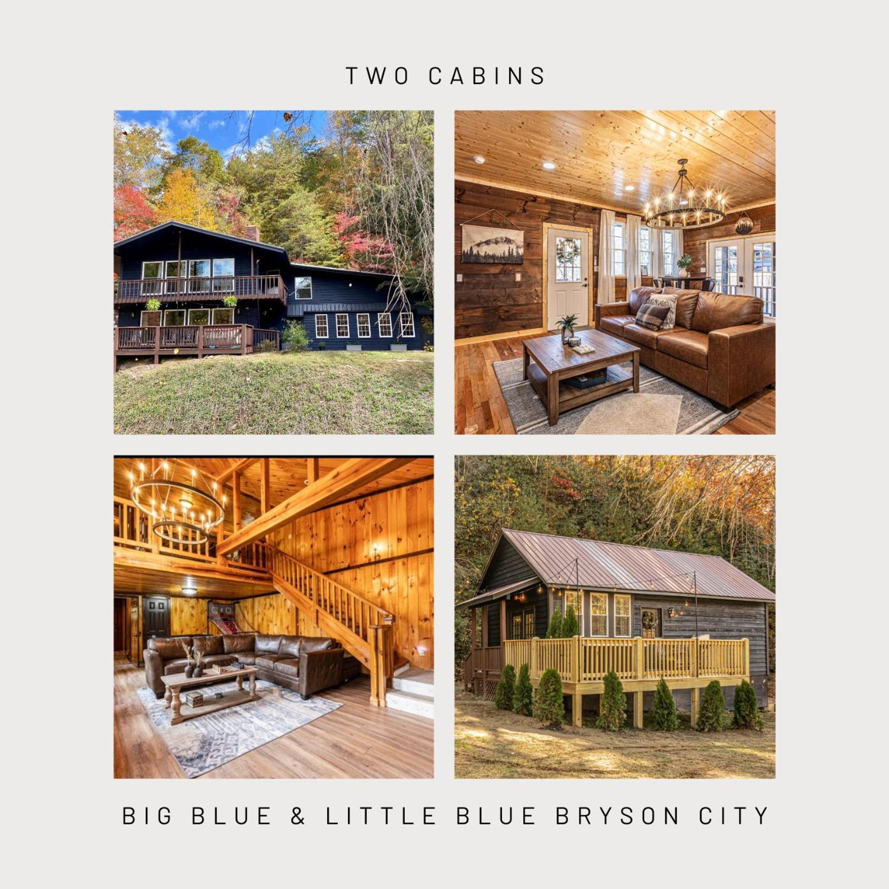 Big Blue Cabins Bryson City Exterior foto
